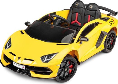 Електричен автомобил за деца Toyz Lamborghini Aventador SVJ, далечински управувач, ЛЕД светла, жолт