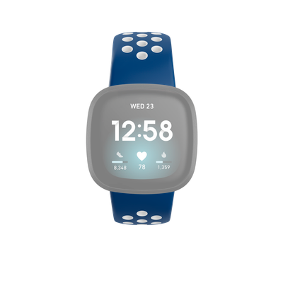 Rrip Hama, për FitBit Versa 3 & 4, Sense, Sense 2, i kaltër i errët