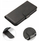 Mbulesë telefoni Hurtel Magnetic Case për Realme 10 Pro, flip me stand dhe xhepa për karta, e zezë