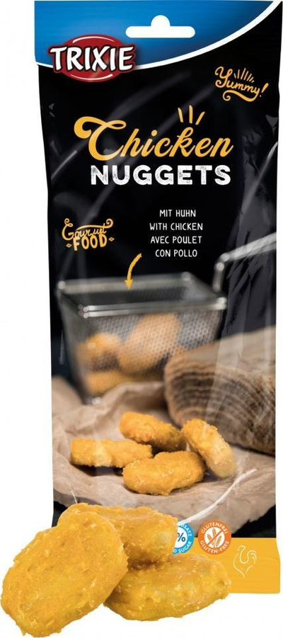 Shujta për qen Trixie Chicken Nuggets, me pulë, pa gluten, 100g