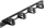 Organizues kabllosh për rack Intellinet 711685, 1U, për kabinete 19", i zi