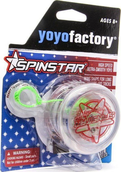 Jojo Yoyofactory Spinstar LED, trup transparent, drita LED të kuqe