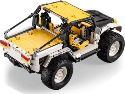 Set ndërtime CaDA Pioneer Jeep, me telekomandë, 542 pjesë, i verdhë
