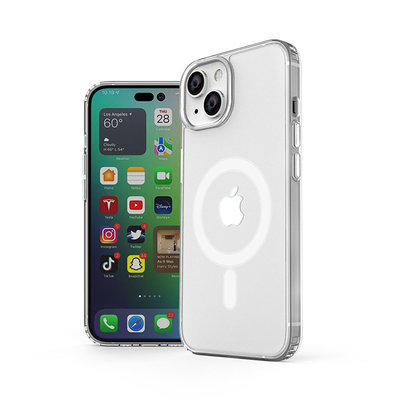 Karkasë ER CASE ICE SNAP Pro për iPhone 14 Plus, MagSafe, transparente
