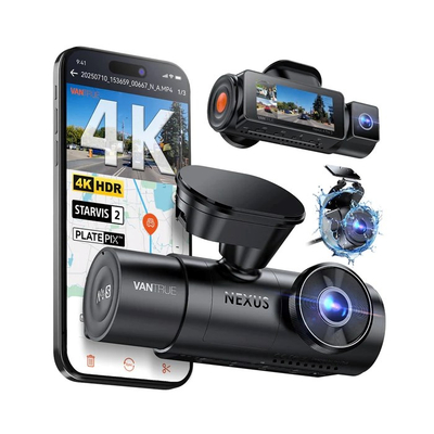 Video regjistrues për makinë Vantrue N4 Pro S, 4K, Wi Fi, i zi