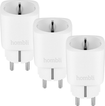 Prizë inteligjente Hombli Smart Socket, paketim 2+1, EU, e bardhë