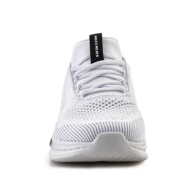 Патики Skechers Slade Quinto M 210810WHT, природна кожа, Memory Foam, бели