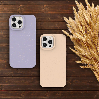 Kapak ECO Case për iPhone 13 Pro Max, bio i biodegradueshëm, i verdhë pastel