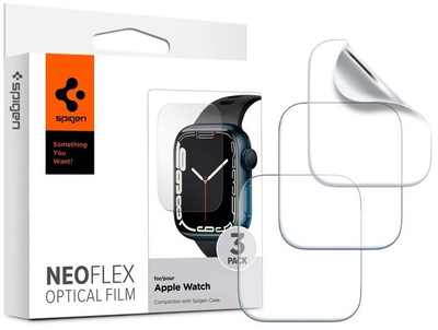 Spigen заштитна фолија Film Neo Flex за Apple Watch 7 45mm, 3 парчиња
