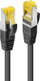 Kabllo interneti Lindy 47624, Cat6a U UTP, RJ45, 1m, e zezë