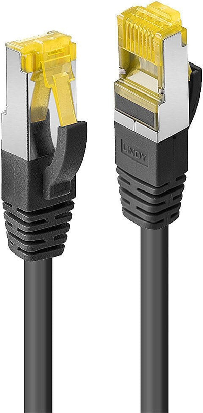 Kabllo interneti Lindy 47624, Cat6a U UTP, RJ45, 1m, e zezë