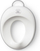 Детска тоалетна даска BabyBjörn Toilet Training Seat, прилагодлива, со рачка за закачување, бело сива