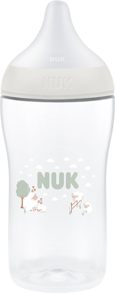 Biberon NUK Perfect Match Sheep, 260 ml, 3m+, transparent