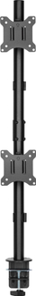 Mbajtëse tavoline për monitor InLine Desk Mount, 2x 32", VESA 75x75 100x100, deri 9 kg