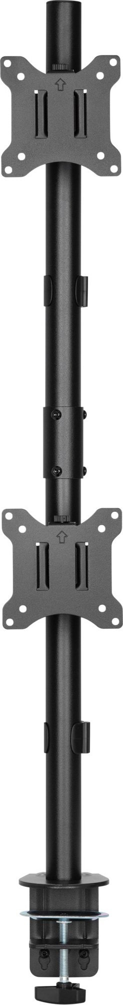 Mbajtëse tavoline për monitor InLine Desk Mount, 2x 32", VESA 75x75 100x100, deri 9 kg
