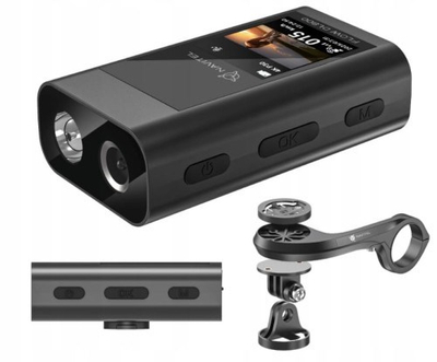 Kamerë biçiklete Navitel DL800, 4K Ultra HD, dritë 430 lm, e zezë