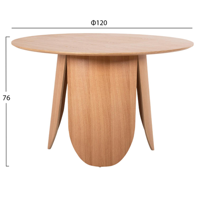 Tavolinë ngrënieje rrumbullakët Denty Φ120x75Hcm (HM9612.01)
