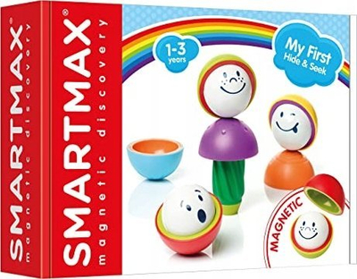 Lodër magnetike SmartMax Hide and Seek Balls, edukative, për kalamaj 1–3 vjeç, shumëngjyrëshe
