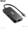 Докинг станица Club3D 8-in-1 USB Type-C, HDMI DP 8K, Power Delivery 100W, сива
