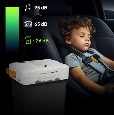 Frigorifer udhëtimi Peme Essential 32 Adventure, 25.7L, 12V AC DC, portokalli