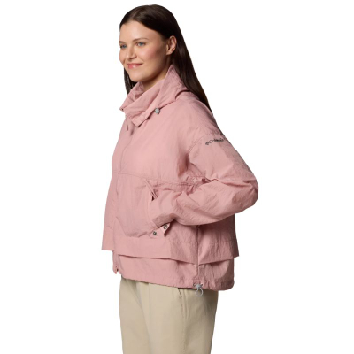 Женска јакна Columbia Paracutie II Windbreaker W, најлон, со капуљача