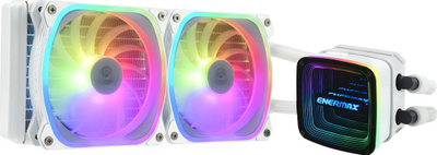 Ftohës uji për CPU Enermax AquaFusion ADV 240, 240mm, RGB, i bardhë