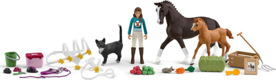 Kalendar Advent Schleich Horse Club, set figurina kuaj, për kalama 4+