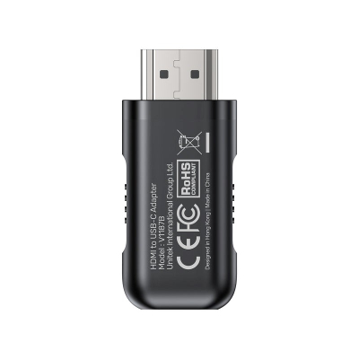 Adapter HDMI në USB C Unitek, 4K 60Hz, HDR HDCP, gri