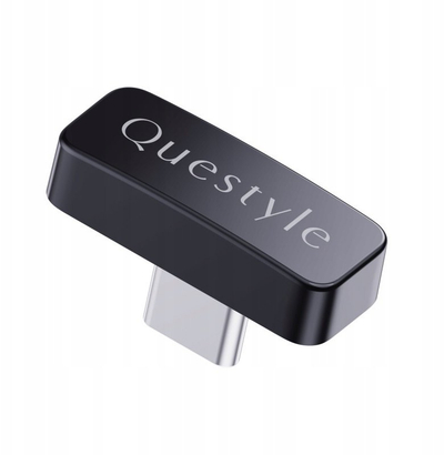 Блутут адаптер Кјестал QCC Dongle Pro, аудио предавател без загуби, USB C, црн