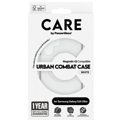 Mbrojtëse telefoni PanzerGlass CARE Case Clear Frame, për Samsung S24 Ultra, transparente