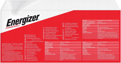 Minimulli elektrik Energizer Mini 3.6V, bateri 1500mAh, set aksesorësh, i kuq