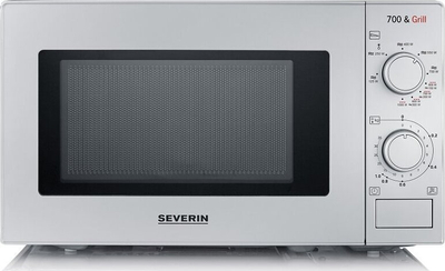 Mikrovalë Severin MW 7900, 700W, me gril, ngjyrë argjendtë