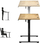 Tavolinë zyre Mark Adler Leader 7.0, elektrike, 120x60 cm, e zezë