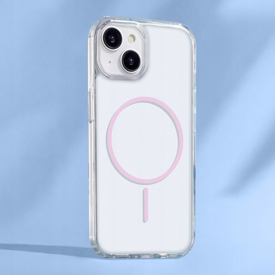 Mbështjellëse telefoni OEM Anti Shock Thin Mag për iPhone 17 Pro, MagSafe, rozë