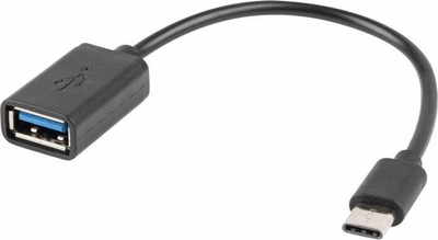 Përshtatës Lanberg, USB-C, i zi