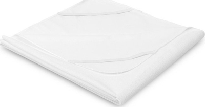 Mbrojtëse dysheku Rojus Rubberized Hygienic Pad, 80x160 cm, pambuk froté, e bardhë