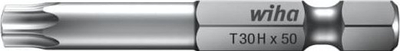 Bit profesional TORX Wiha 70450TR15050, T15H, 1/4", 50 mm