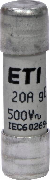 Siguresë cilindrike ETI CH10x38, 20A, 500V