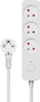 Prizë zgjatuese Savio Surge Protector 3, 3 dalje, kabllo 1.5m, e bardhë