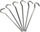 Kunja çadre ROCKLAND Hexagon, alumini, 18cm, set 6 copë