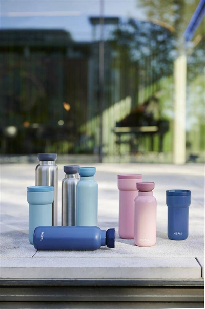 Gotë për udhëtim Mepal Travel Cup Ellipse, çelik inox 275 ml, Nordic Green mint
