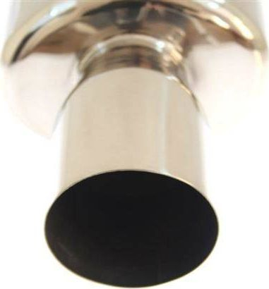 Silenckeri i pasëm TurboWorks D Rear Muffler, hyrje 63.5mm, dalje 100mm, çelik inox i lustruar