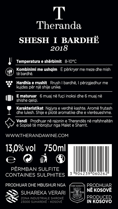Verë e bardhë - Shesh i Bardhë