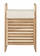 Kosh rrobash WENKO Acina, 40L, 40x35x60 cm, dru akacie