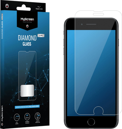 Xham mbrojtës MyScreen Protector Diamond Glass Lite, për iPhone SE 2020 7 8, 9H, transparent