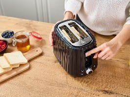 Toster Lafe Modern Pro, 1080W, 7 нивоа на печење, црн