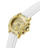 Orë dore për goca Guess Majesty GW0772L3, e bardhë
