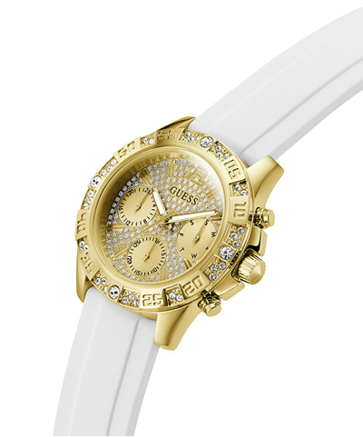 Orë dore për goca Guess Majesty GW0772L3, e bardhë
