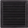 Grilë ventilimi airRoxy 17x17 cm, me rrjetë insektesh, dalje për tub Ø125, grafit