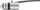 Kabllo sigurie DICOTA D32068, 30 cm, çeliku, argjend